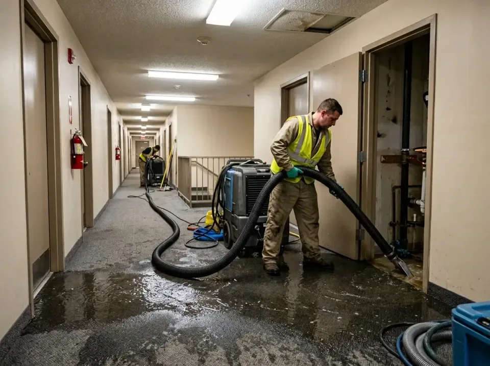 multi-unit-apartment-hallway-f-005 — frequently asked questions, Emergency Burst Pipe Water Extraction & Removal in Carter L…